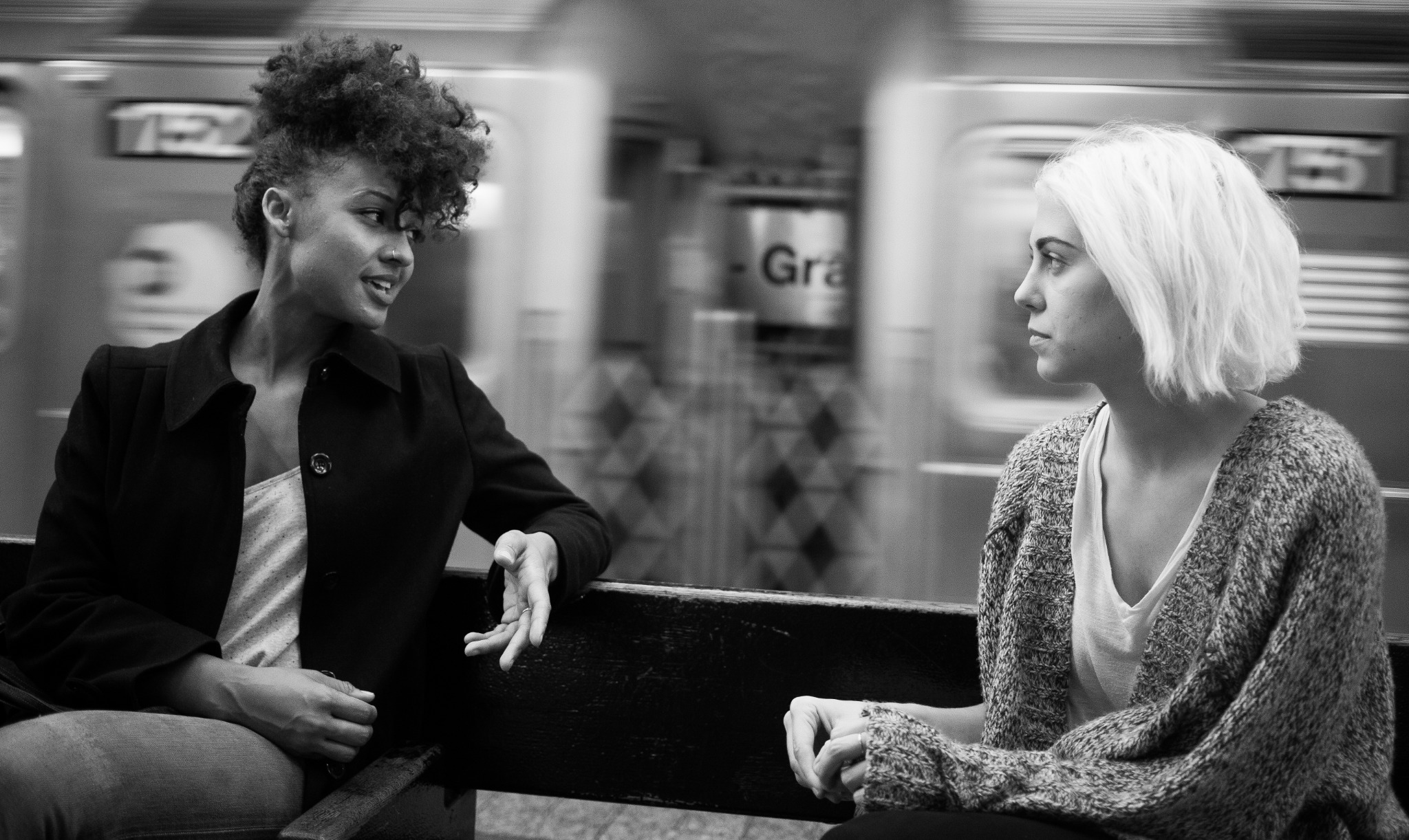 Models in the station